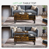 Coffee Table with Lift Top Storage Lift Tabletop Rising Center Tea Table