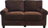 61" Loveseat, Brown