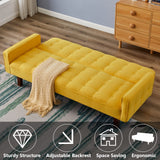 Futon Sofa Bed,Lounge Memory Foam Sleeper Couch Room,Convertible Loveseat