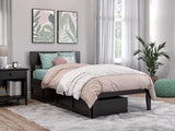 with Underbed Drawers, White