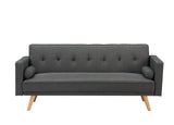 71.6" W Convertible Futon Sofa Bed Adjustable Couch Sleeper Modern Cotton Home