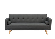 71.6" W Convertible Futon Sofa Bed Adjustable Couch Sleeper Modern Cotton Home