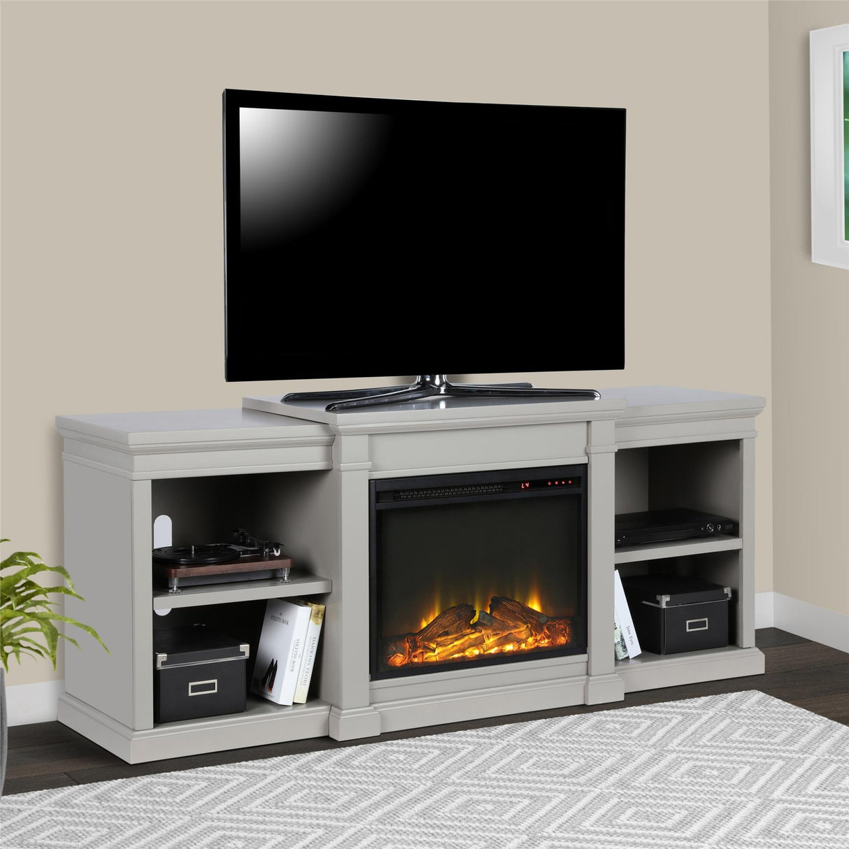 Manchester Electric Fireplace TV Stand for TVs up to 70",