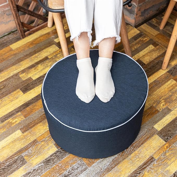 Outdoor Ottoman Outdoor Ottomans for Patio 19x12 Inches Modern Lightweight