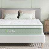 Queen Mattress, 12 Inch Hybrid Mattress, Gel Memory Foam with Individual Pocket