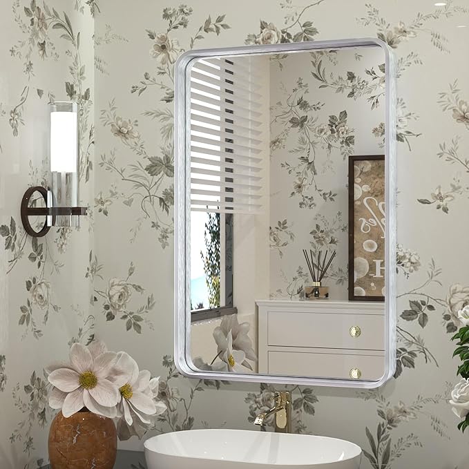 Gold Frame Mirror, Brass Gold Bathroom Vanity Mirror