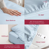 100% Egyptian Cotton Sheets Queen Size - 800 High Thread Count Sheets Queen,