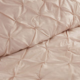 Essentials Room in a Bag Faux Silk Comforter Set-Luxe Diamond Tufting