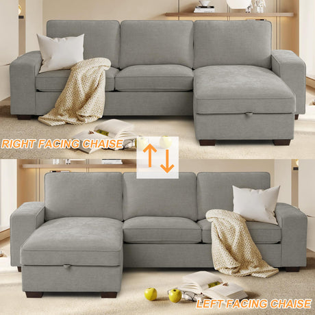 " Convertible Sectional Sofa Couches for Living Room,Modern L Shaped Couch,Comfy