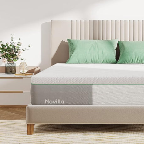 King Size Mattress, 12 Inch Gel Memory Foam King Mattress for Cool Night Sleep & Pressure Relief,