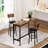 Bar Stools with Back, High Kitchen Barstools with Back, Counter Stools Bar Chairs