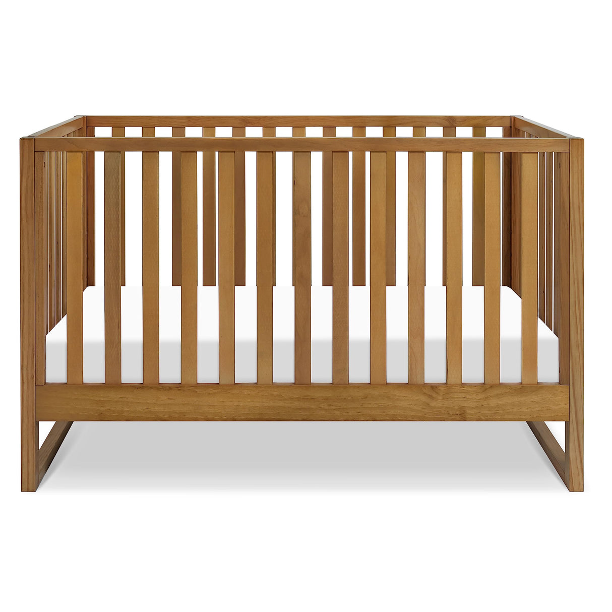 Hunter 3-in-1 Convertible Crib, Chestnut, Easy Assemble, Greenguard Gold Certified