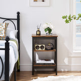 Side Storage Shelf Nightstands for Living Room,Bedroom Furniture,Shelves