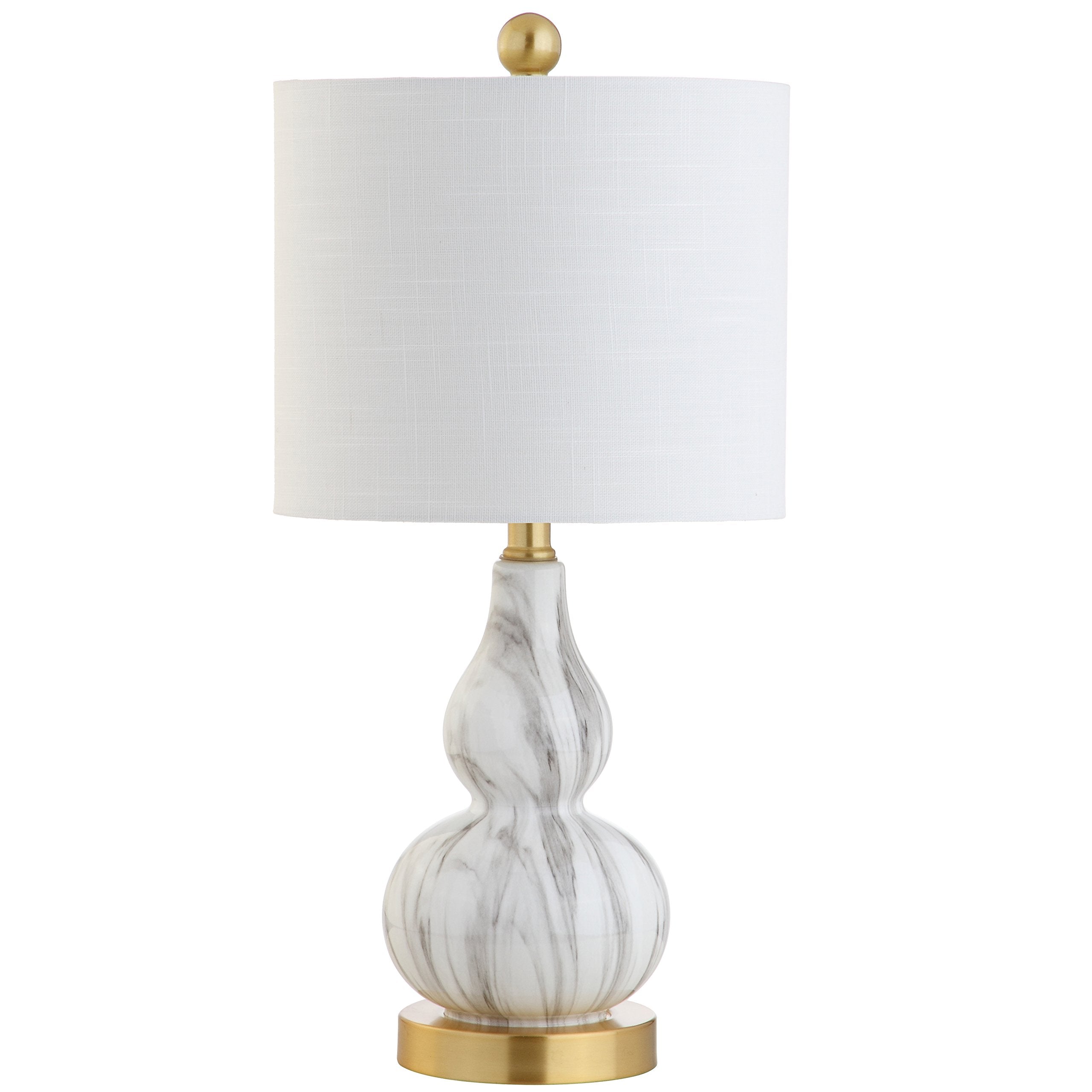 JYL1028D Anya 20.5" Mini Glass LED Table Lamp, Transitional, Glam, Midcentury, Modern,