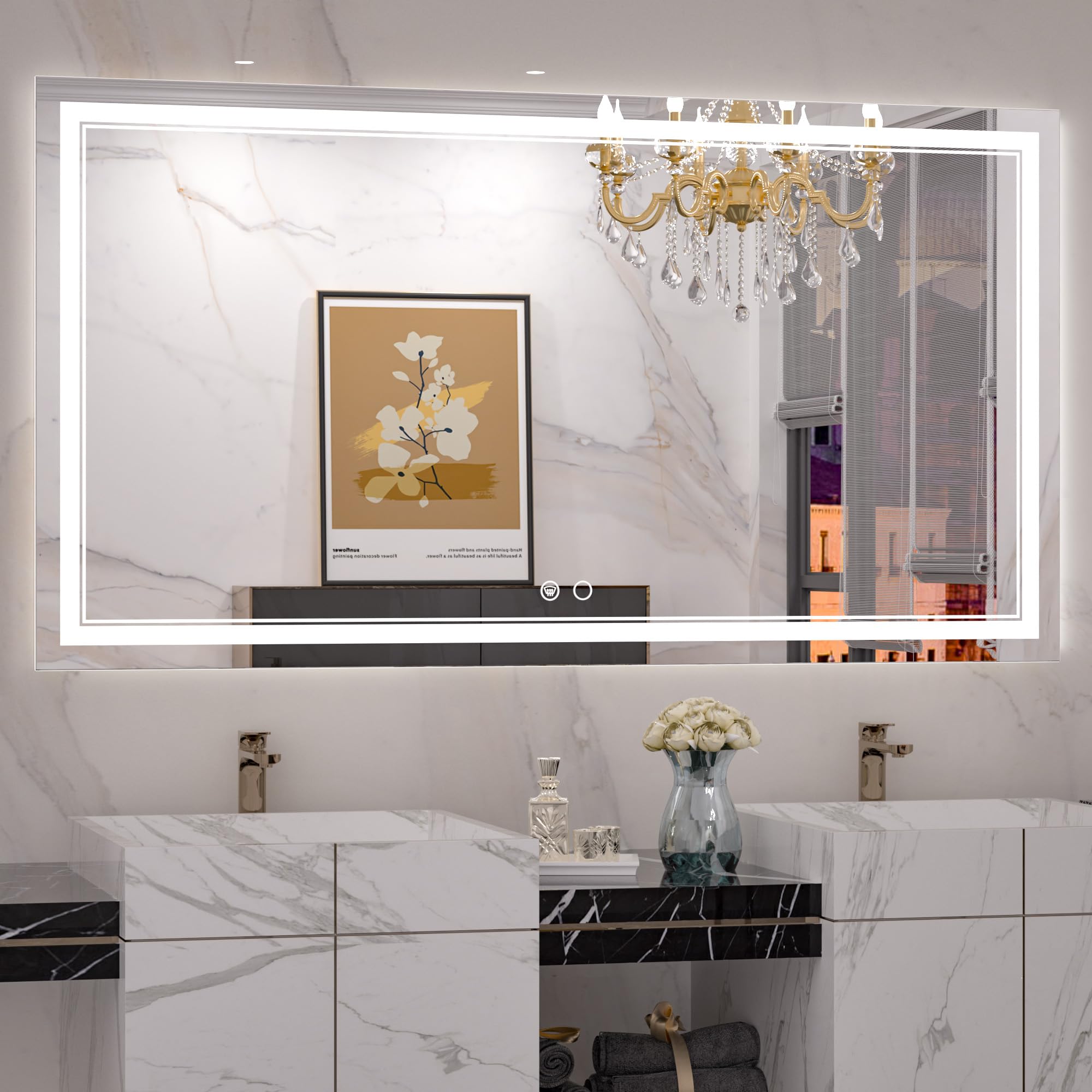 LED Bathroom Mirror Large Bathroom Mirror