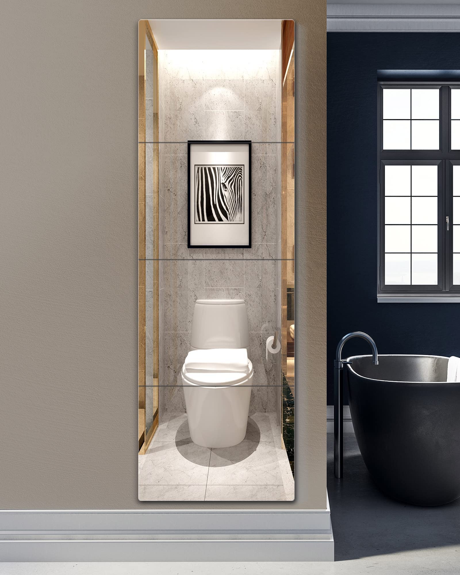 Wall Mirror Full Length,Mirror for Bedroom,Plexiglass Gym Mirrors