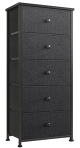 5 Drawer Dresser for Bedroom Storage Tower Closet Organizer Vertical Chest