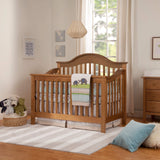 Jayden 4-in-1 Convertible Crib in Chestnut, Greenguard Gold Certified