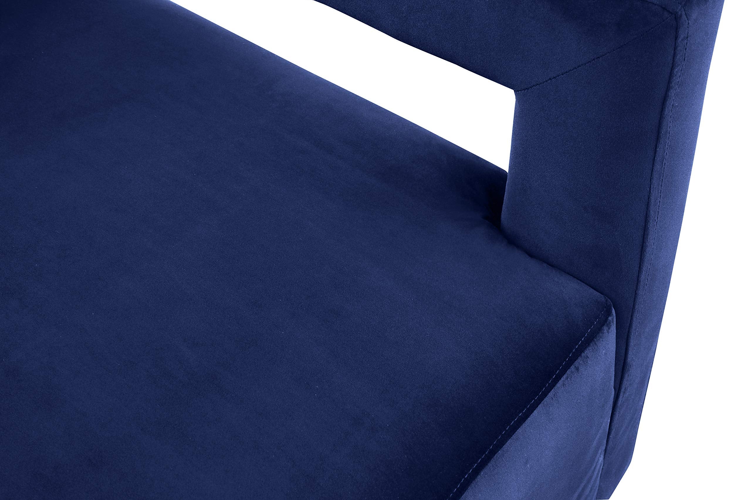 Armani Collection Modern | Contemporary Velvet Upholstered Accent Chair