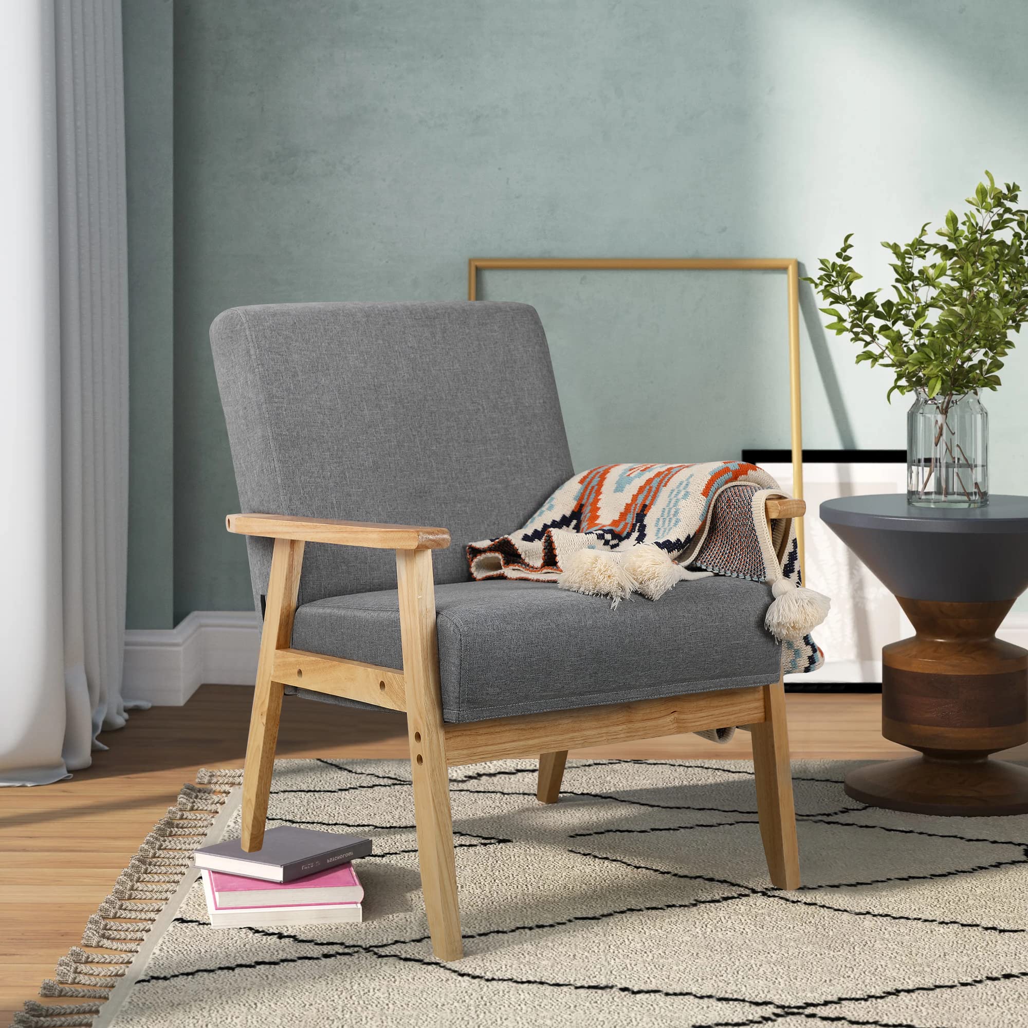 Accent Chairs for Living Room,Accent Chair,Mid Century Modern Chair