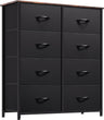 Dresser with 8 Drawers - Fabric Storage Tower, Organizer Unit for Bedroom