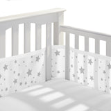 Breathable Mesh Liner for Full-Size Cribs, Classic 3mm Mesh, Starlight (Size 4FS Covers