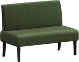 Small Mini Sofa Couch Armless Loveseat Futon for Bedroom