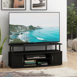 JAYA Large Entertainment Stand for TV Up to 55 Inch, Blackwood