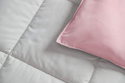 Soft and Plush Down Alternative Comforter - Reversible with 2 Colors Duvet Insert