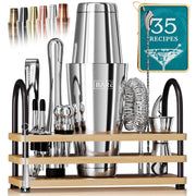 Mixology Bartender Kit Bar Set | 14-Piece Cocktail Shaker Set | Martini