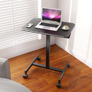 Mobile Laptop Desk, Small Mobile Standing Desk Adjustable Height Mobile Desk Rolling