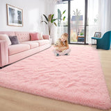 Large Area Rugs for Living Room Bedroom 6x9 Feet, Fluffy Kids Room Plush Shaggy