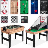 13-in-1 Combo Game Table Set for Home, Game Room, Friends & Family w/Ping Pong