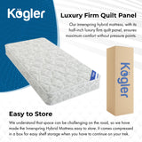 Kogler Innerspring Hybrid Semi-Truck/RV Mattress - 7" Trucker Mattress, 29x79