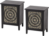 3-Drawer Fully-Assembled Flower Motif Dresser for French Country, Farmhouse, Modern