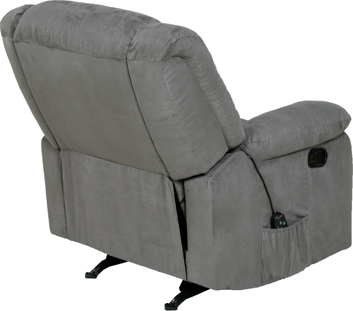 Longstreet Rocker Recliner with Massage, Heat and Dual USB ports,