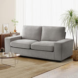 Chenille Couch Sofa, Modern Couches for Living Room, Comfy Couch with Sofa Covers