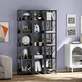 6 Tier Tall Bookcase Shelf, Narrow Bookshelf, Storage Organizer for Books