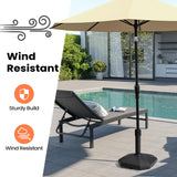 Pellebant Patio Umbrella Base 30LBS - Heavy Duty Outdoor Patio Market Umbrella Stand