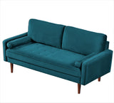 Velvet 70" Sofa Couch for Living Room, Classic Mid-Century Style with Modern Silhouette