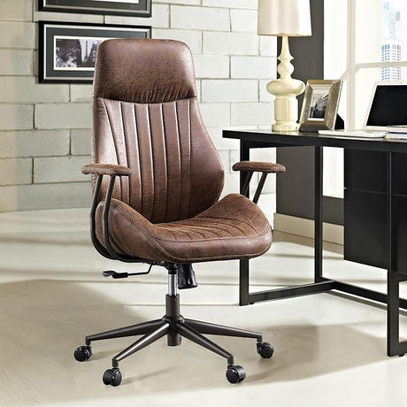 Mid-Century Modern Office Chair,Rolling Swivel Height Adjustable Ergonomic chair