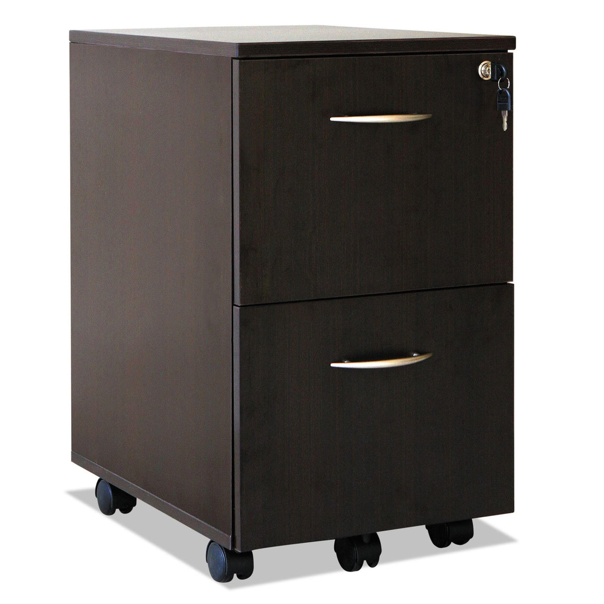 VA582816ES 15.38 in. x 20 in. x 26.63 in. Valencia Series 2-Drawer Mobile Pedestal