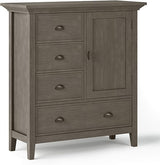 SIMPLIHOME Redmond SOLID WOOD 39 inch Wide Transitional