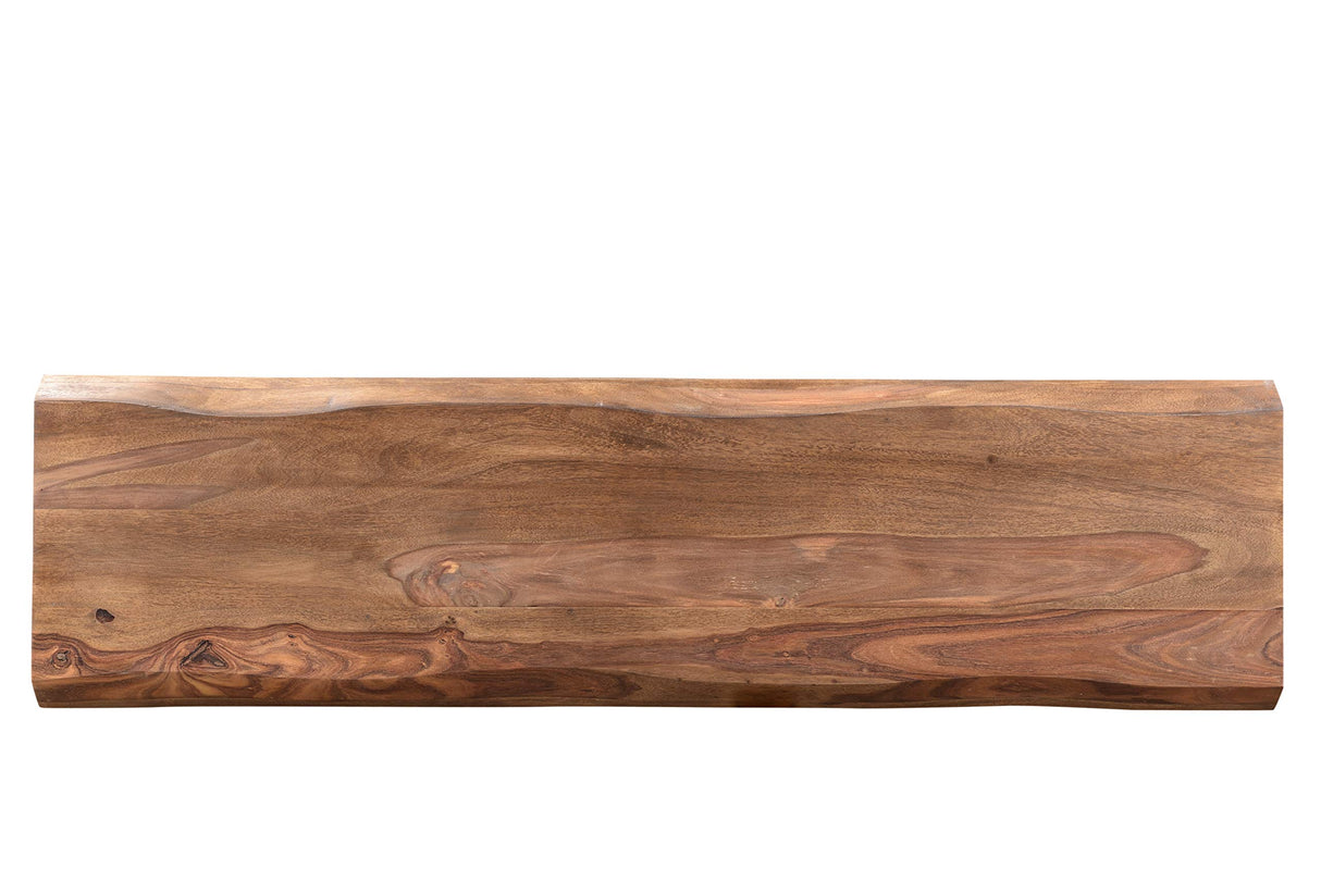 Sheesham Wood Live Edge 50"" Bench, 60"", Brown