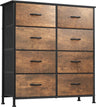 8 Drawers Dresser - Fabric Storage Tower, Organizer Unit for Bedroom, Living Room