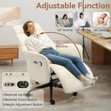 Electric Executive Office Chair with Footrest - Ergonomic Recliner