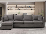 Modular Sectional Sofa, Convertible L Shaped Sofa Couch with Storage