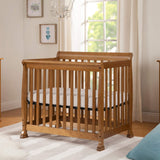 4-in-1 Convertible Mini Crib in Chestnut | Greenguard