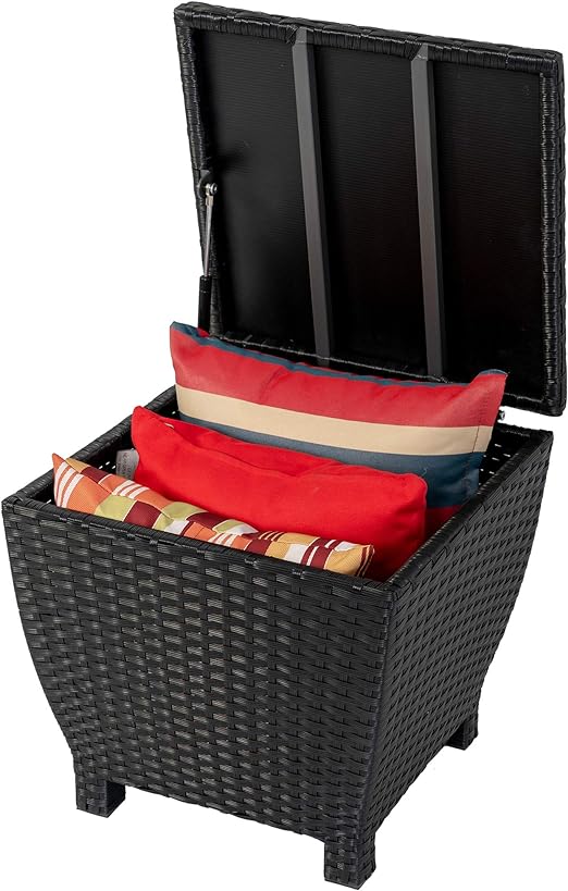 Small Deck Storage Box Outdoor with Lid