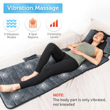 Heated Full Body Massage Mat, Back Massager for Back, Vibartion Heating